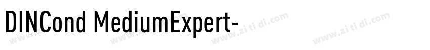 DINCond MediumExpert字体转换